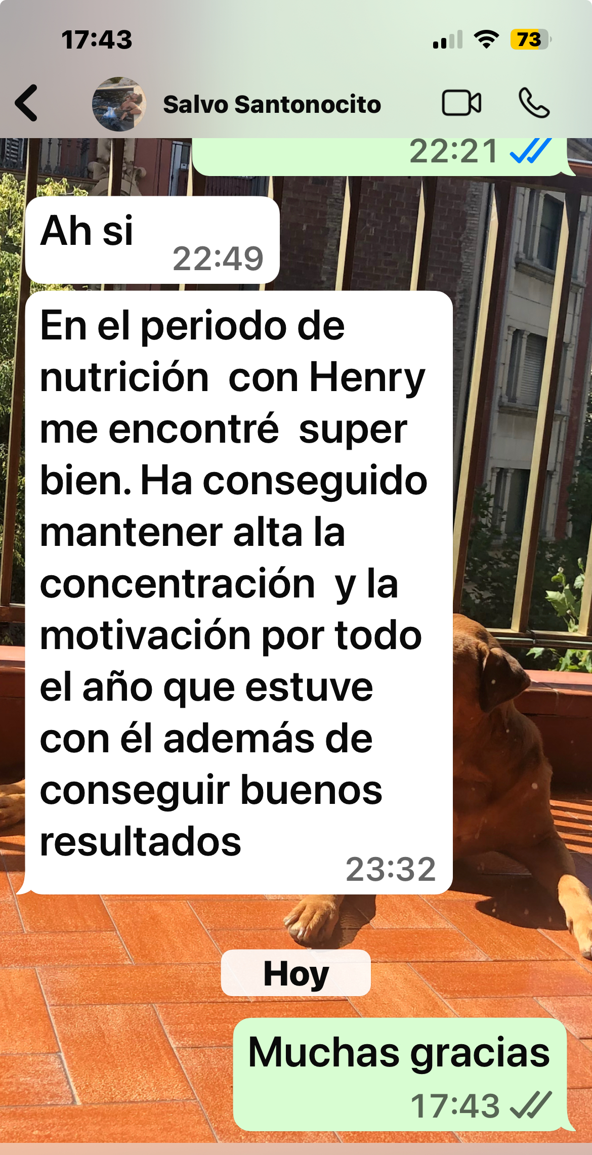 Testimonio de Francisco Plana