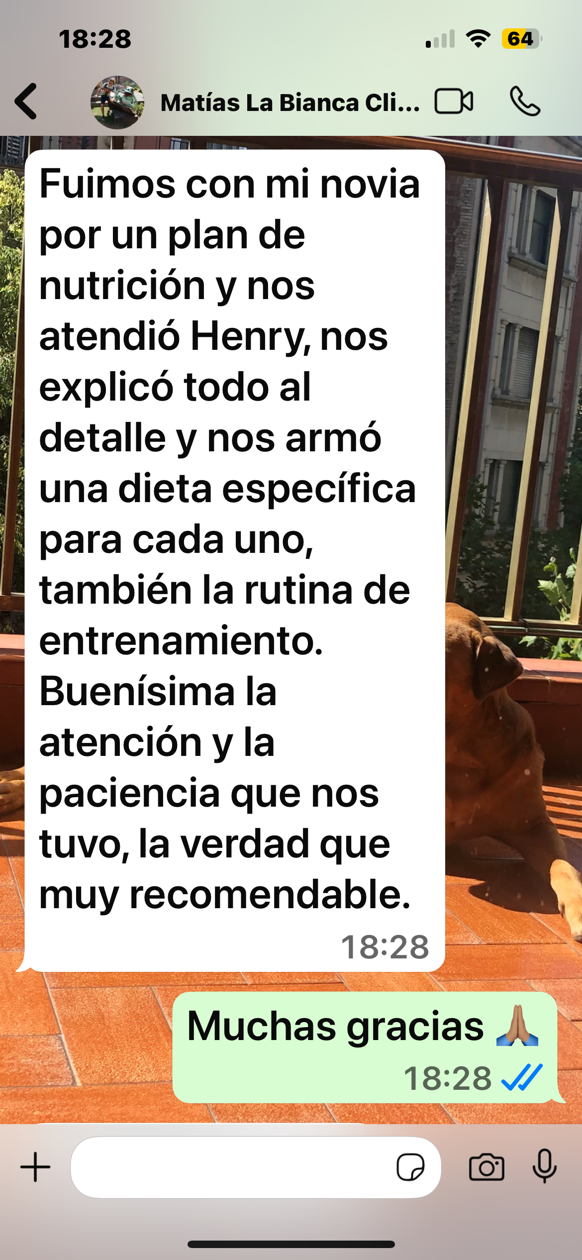 Testimonio de Francisco Plana